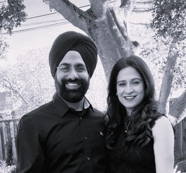 Jagjit singh and Harleen Juneja